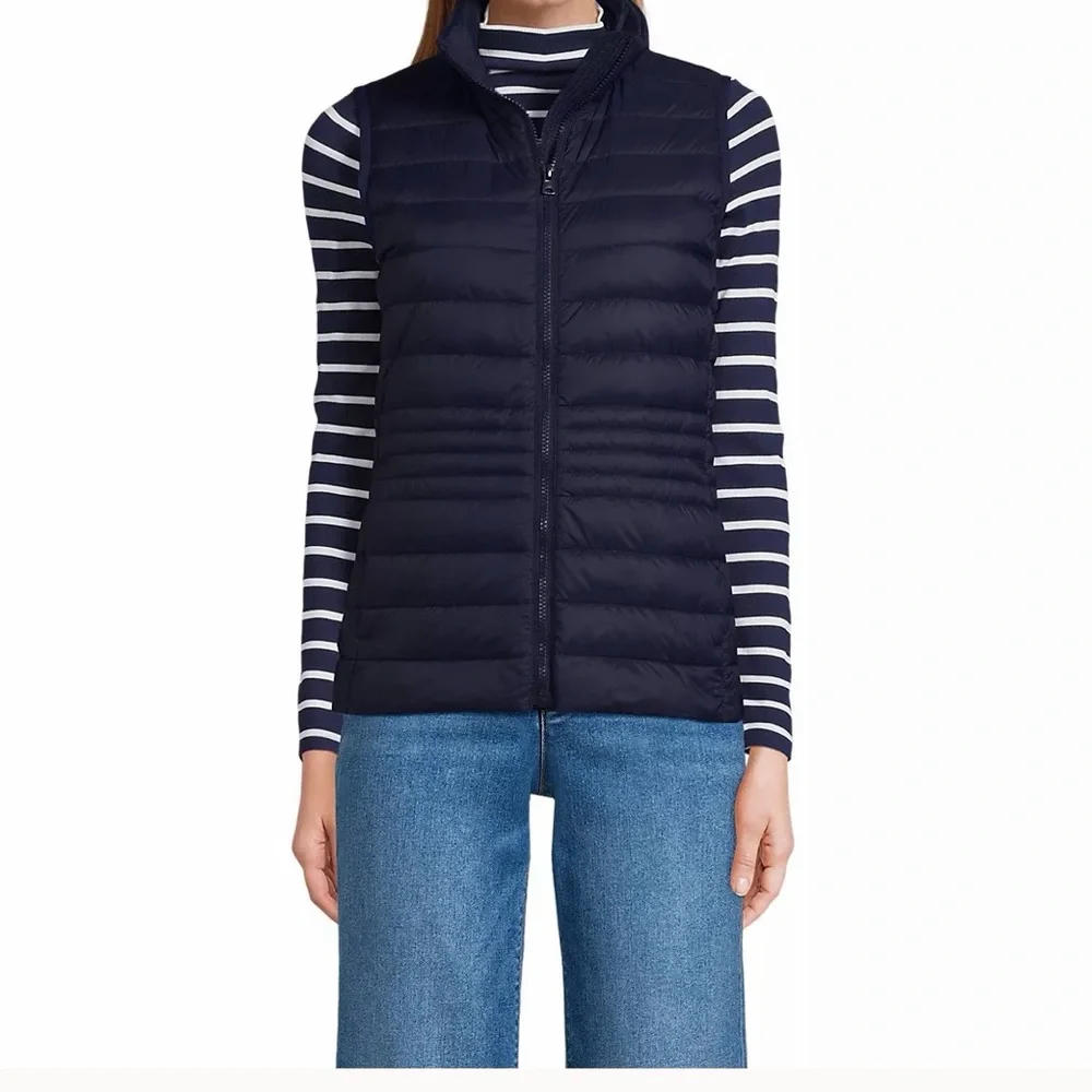 🔥SALE 🔥NWT Lands' End Women's Classic Black Vest V3